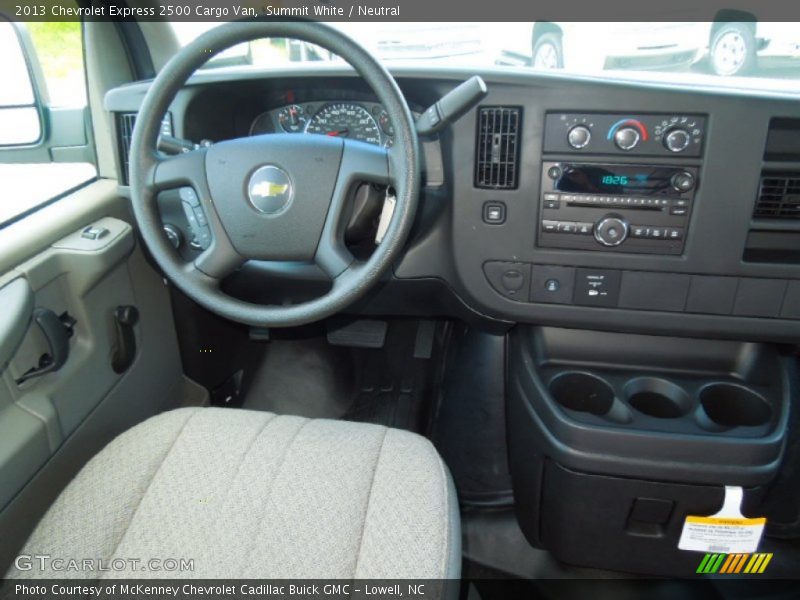 Summit White / Neutral 2013 Chevrolet Express 2500 Cargo Van