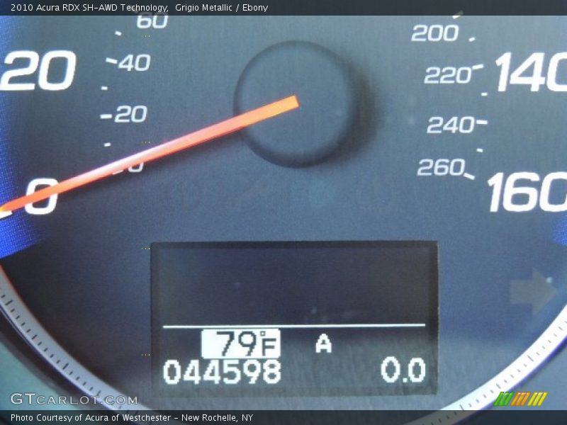 Grigio Metallic / Ebony 2010 Acura RDX SH-AWD Technology