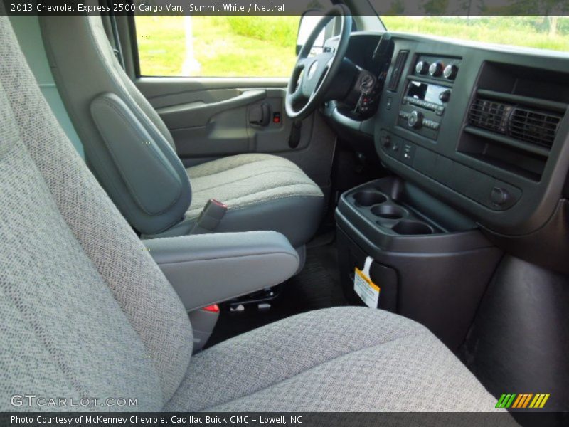 Summit White / Neutral 2013 Chevrolet Express 2500 Cargo Van