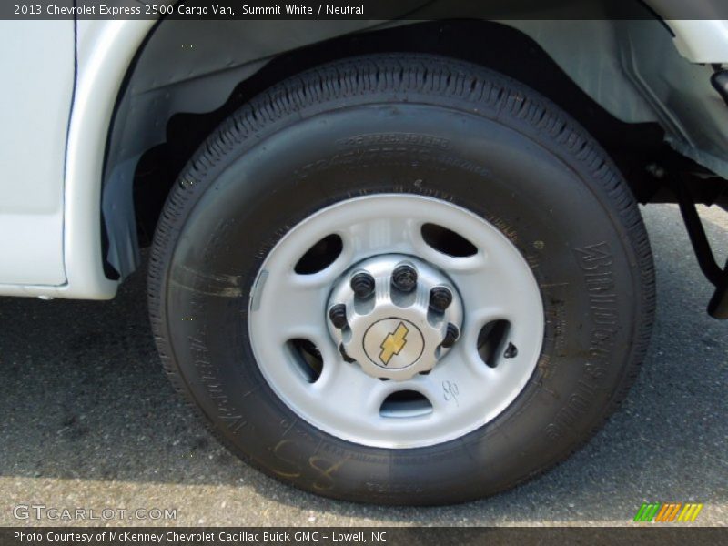 Summit White / Neutral 2013 Chevrolet Express 2500 Cargo Van