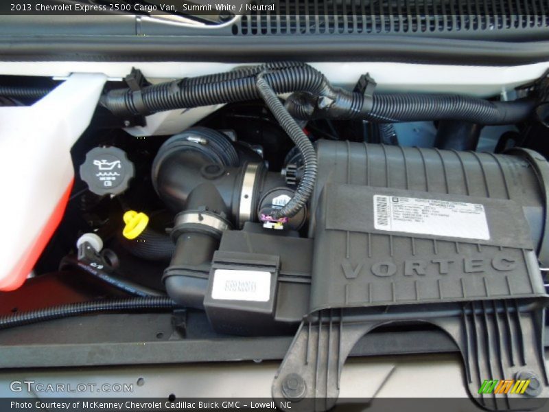 Summit White / Neutral 2013 Chevrolet Express 2500 Cargo Van