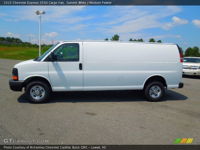 Summit White / Medium Pewter 2013 Chevrolet Express 3500 Cargo Van