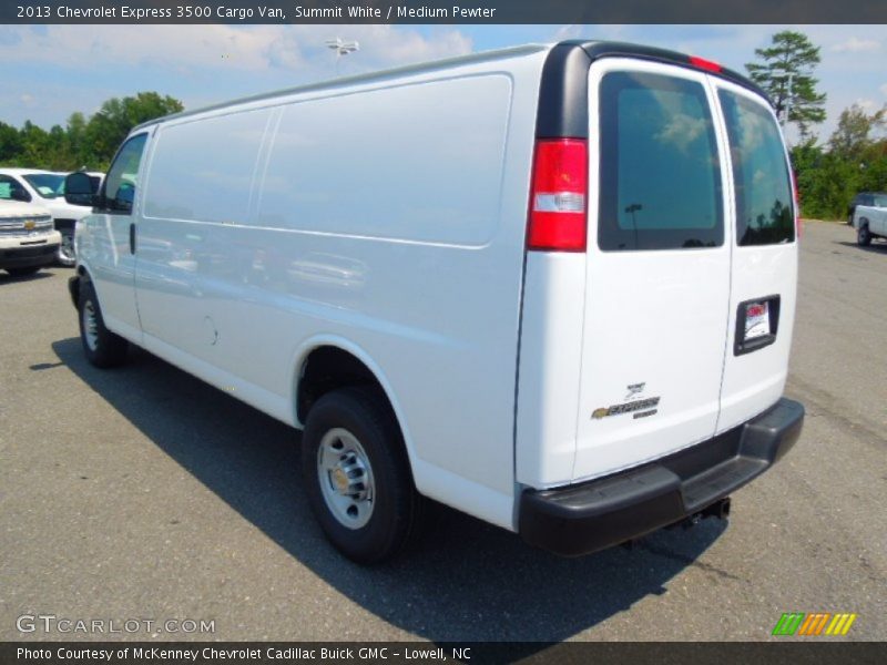 Summit White / Medium Pewter 2013 Chevrolet Express 3500 Cargo Van
