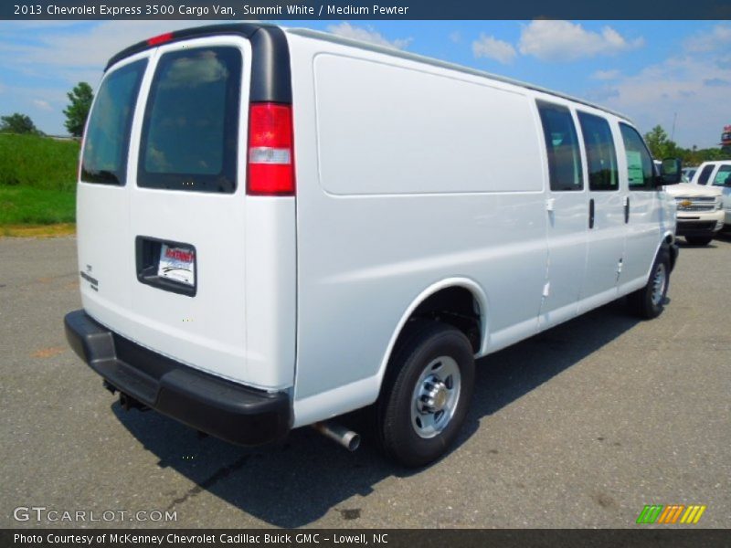 Summit White / Medium Pewter 2013 Chevrolet Express 3500 Cargo Van