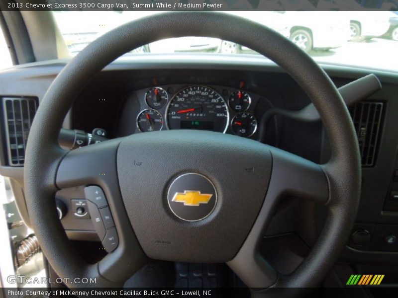 Summit White / Medium Pewter 2013 Chevrolet Express 3500 Cargo Van