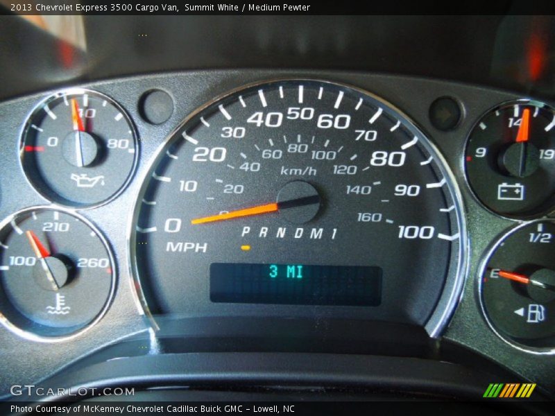 Summit White / Medium Pewter 2013 Chevrolet Express 3500 Cargo Van