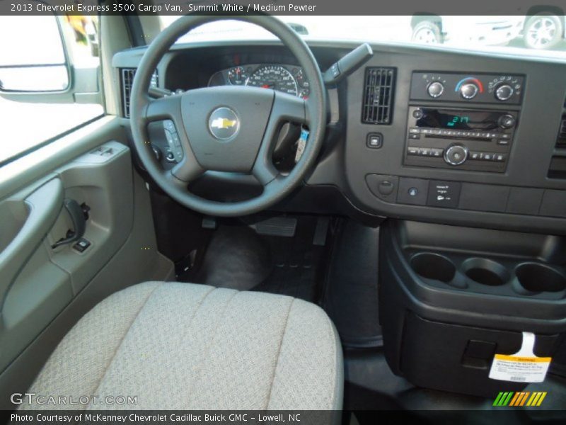 Summit White / Medium Pewter 2013 Chevrolet Express 3500 Cargo Van