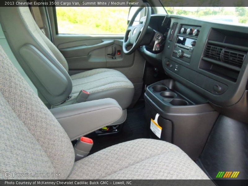 Summit White / Medium Pewter 2013 Chevrolet Express 3500 Cargo Van