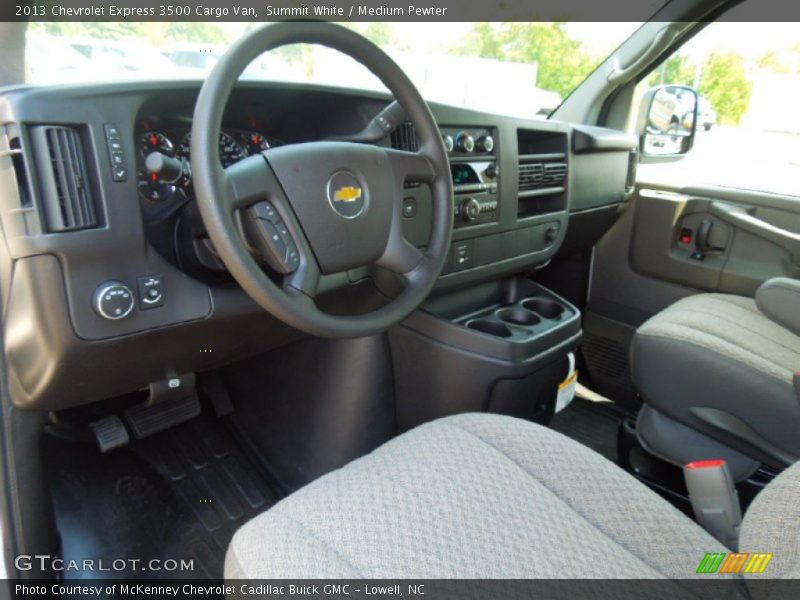 Summit White / Medium Pewter 2013 Chevrolet Express 3500 Cargo Van