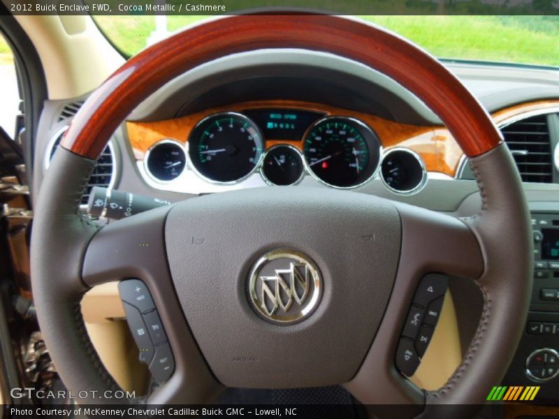 Cocoa Metallic / Cashmere 2012 Buick Enclave FWD