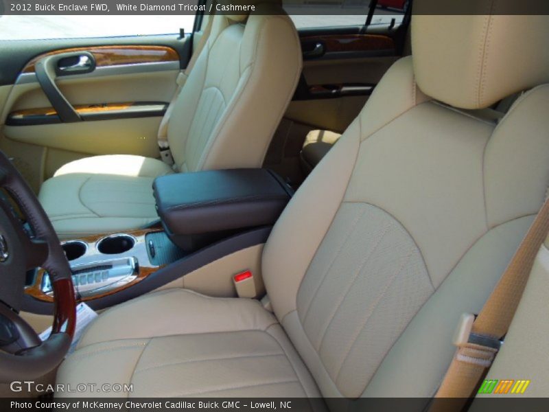 White Diamond Tricoat / Cashmere 2012 Buick Enclave FWD