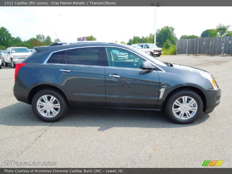 Gray Flannel Metallic / Titanium/Ebony 2012 Cadillac SRX Luxury