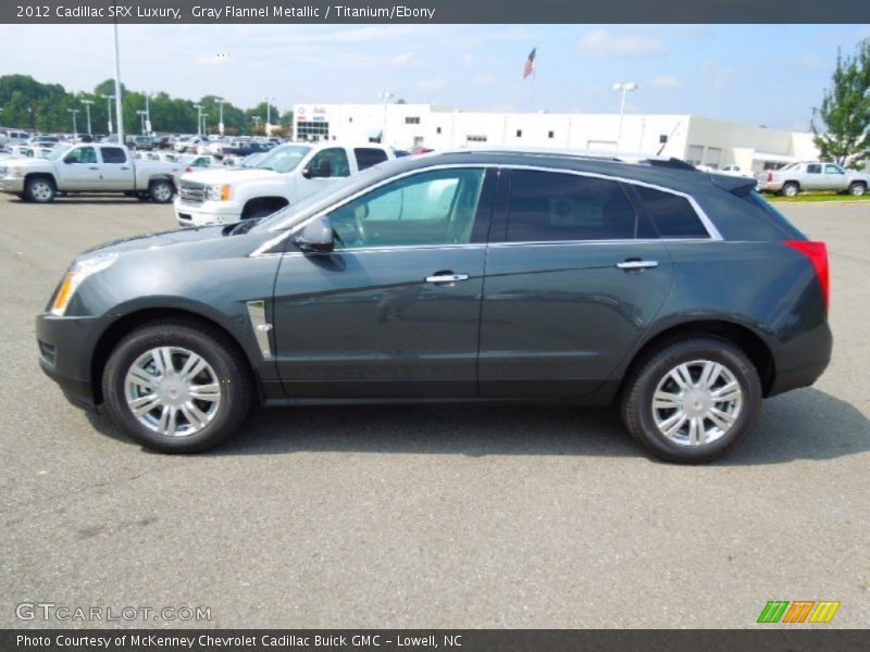 Gray Flannel Metallic / Titanium/Ebony 2012 Cadillac SRX Luxury