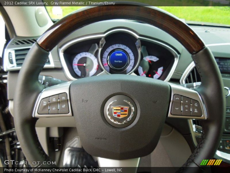 Gray Flannel Metallic / Titanium/Ebony 2012 Cadillac SRX Luxury