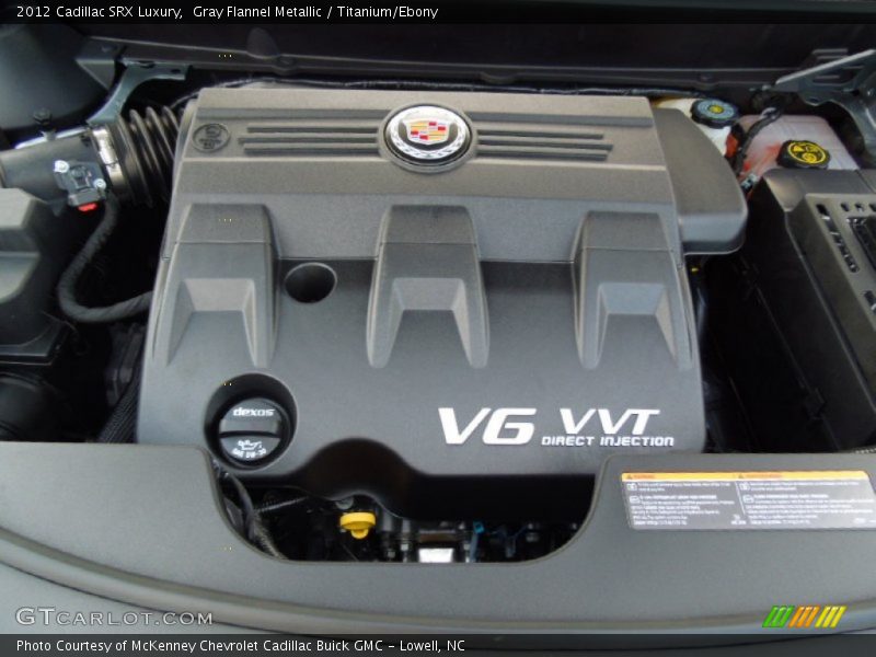 Gray Flannel Metallic / Titanium/Ebony 2012 Cadillac SRX Luxury