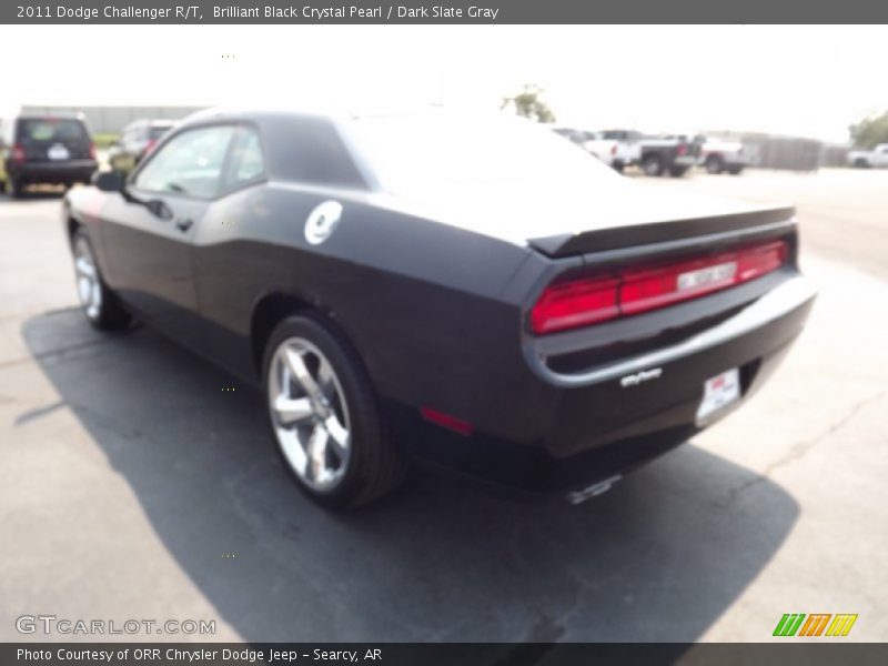 Brilliant Black Crystal Pearl / Dark Slate Gray 2011 Dodge Challenger R/T