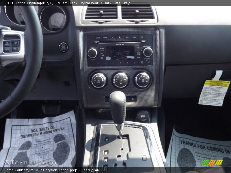 Brilliant Black Crystal Pearl / Dark Slate Gray 2011 Dodge Challenger R/T