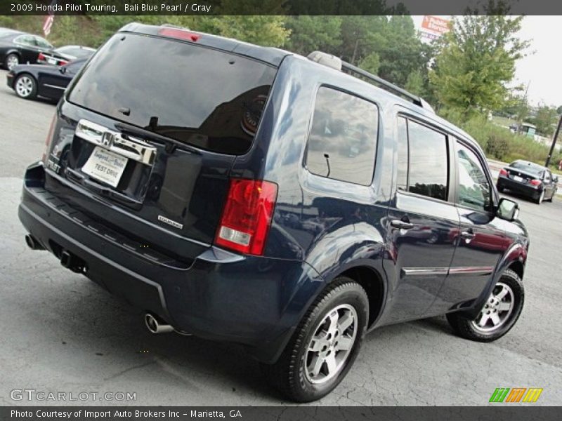 Bali Blue Pearl / Gray 2009 Honda Pilot Touring