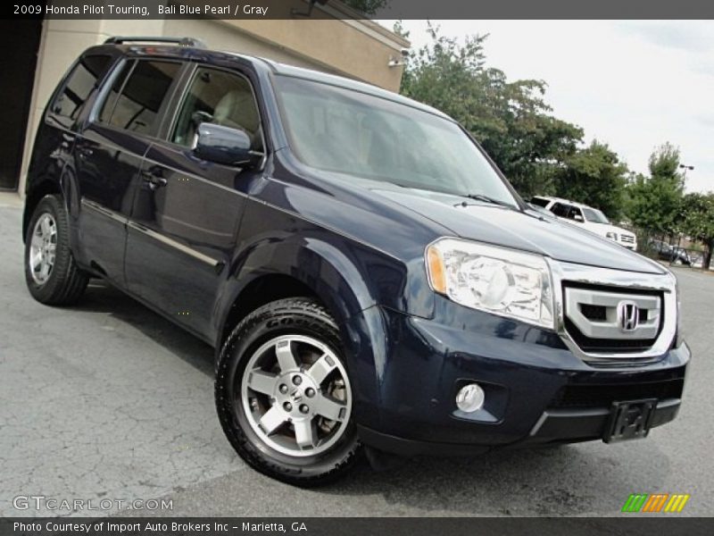 Bali Blue Pearl / Gray 2009 Honda Pilot Touring