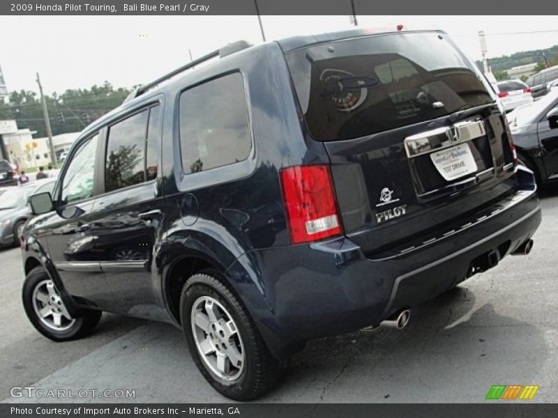 Bali Blue Pearl / Gray 2009 Honda Pilot Touring