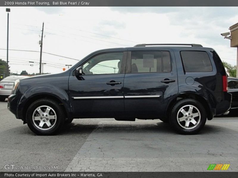 Bali Blue Pearl / Gray 2009 Honda Pilot Touring