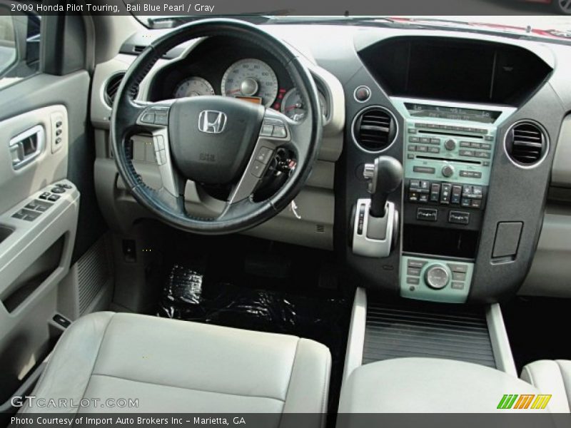 Bali Blue Pearl / Gray 2009 Honda Pilot Touring