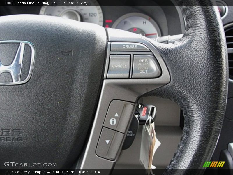 Bali Blue Pearl / Gray 2009 Honda Pilot Touring
