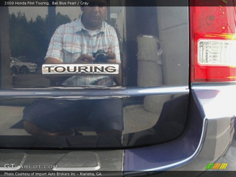 Bali Blue Pearl / Gray 2009 Honda Pilot Touring