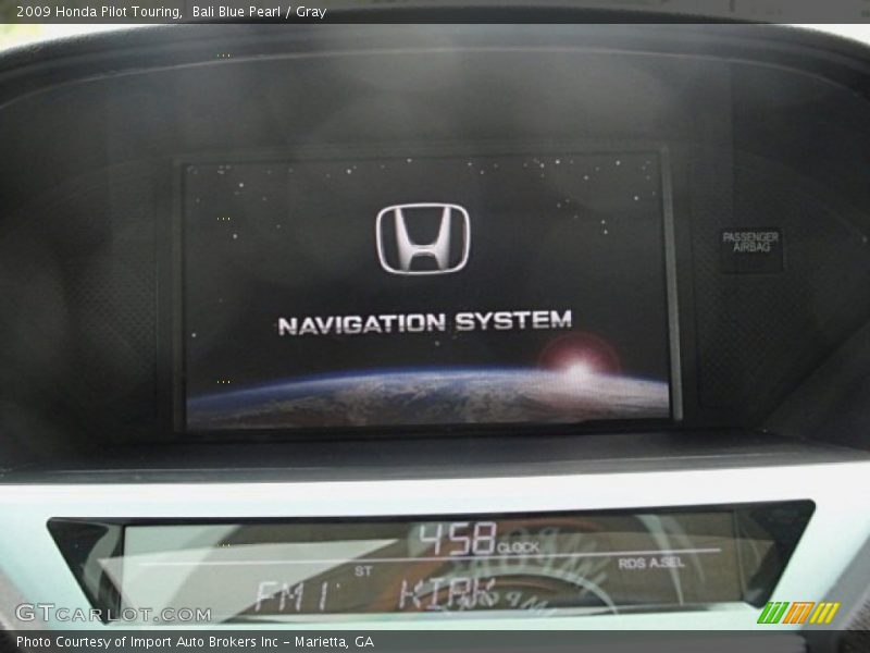 Bali Blue Pearl / Gray 2009 Honda Pilot Touring