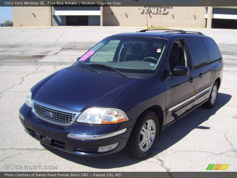 True Blue Metallic / Medium Graphite Grey 2002 Ford Windstar SE