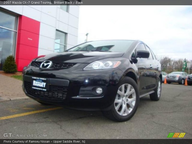 Brilliant Black / Black 2007 Mazda CX-7 Grand Touring