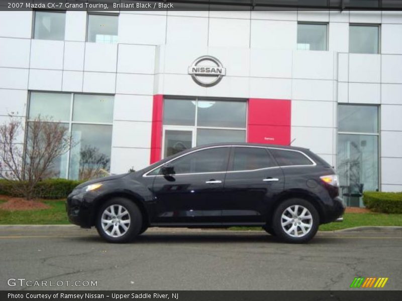 Brilliant Black / Black 2007 Mazda CX-7 Grand Touring