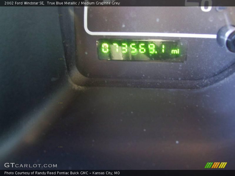 True Blue Metallic / Medium Graphite Grey 2002 Ford Windstar SE