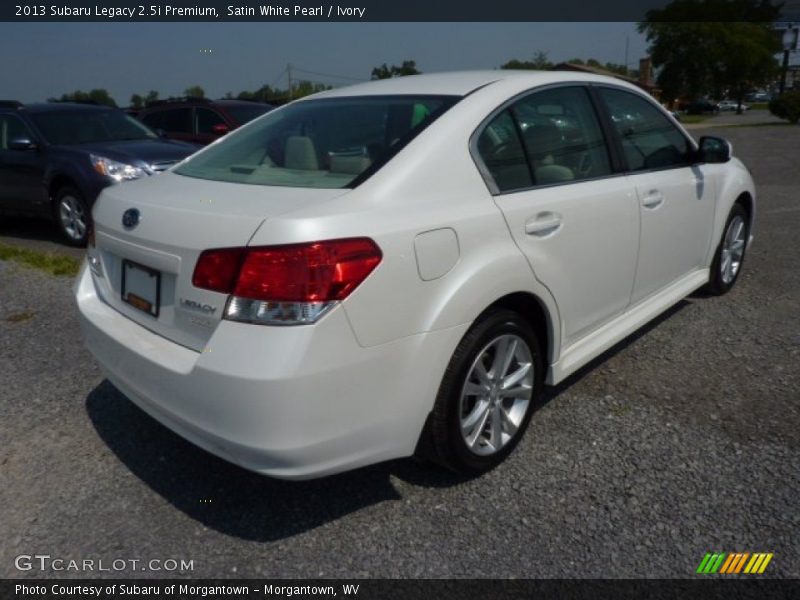 Satin White Pearl / Ivory 2013 Subaru Legacy 2.5i Premium
