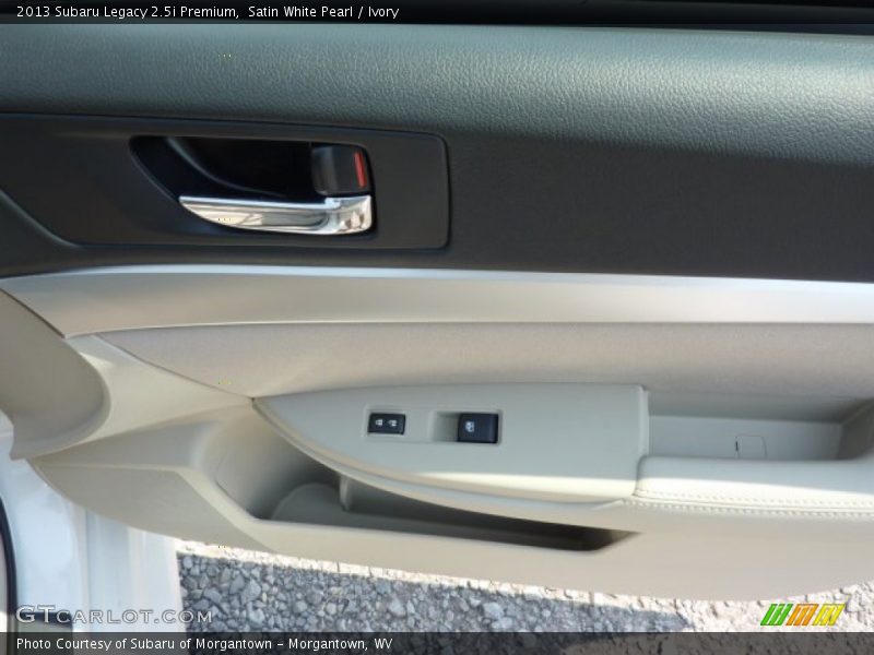 Satin White Pearl / Ivory 2013 Subaru Legacy 2.5i Premium