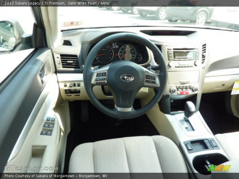 Satin White Pearl / Ivory 2013 Subaru Legacy 2.5i Premium