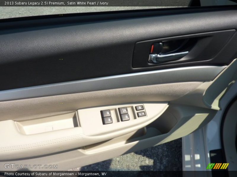 Satin White Pearl / Ivory 2013 Subaru Legacy 2.5i Premium