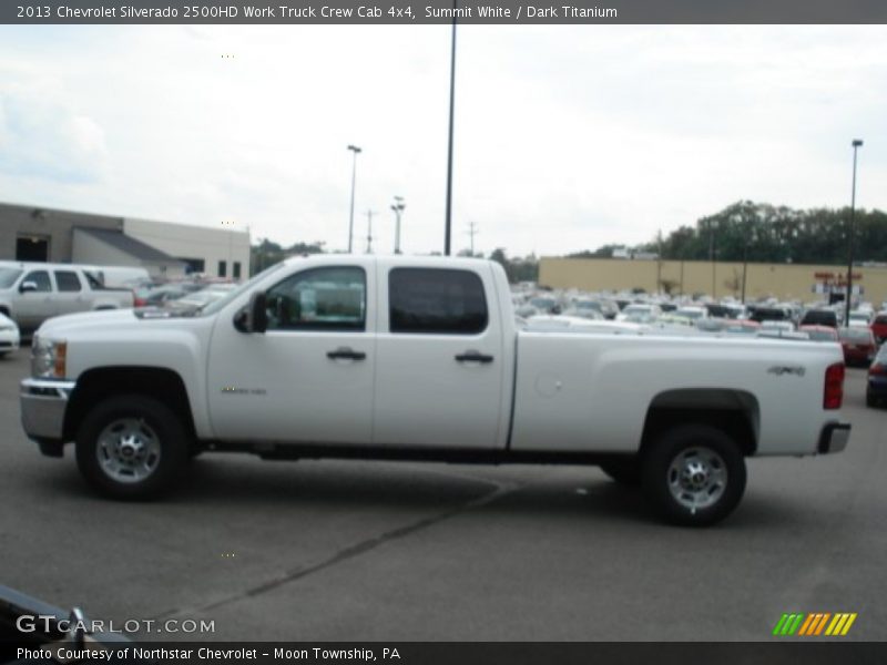 Summit White / Dark Titanium 2013 Chevrolet Silverado 2500HD Work Truck Crew Cab 4x4