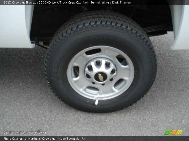Summit White / Dark Titanium 2013 Chevrolet Silverado 2500HD Work Truck Crew Cab 4x4