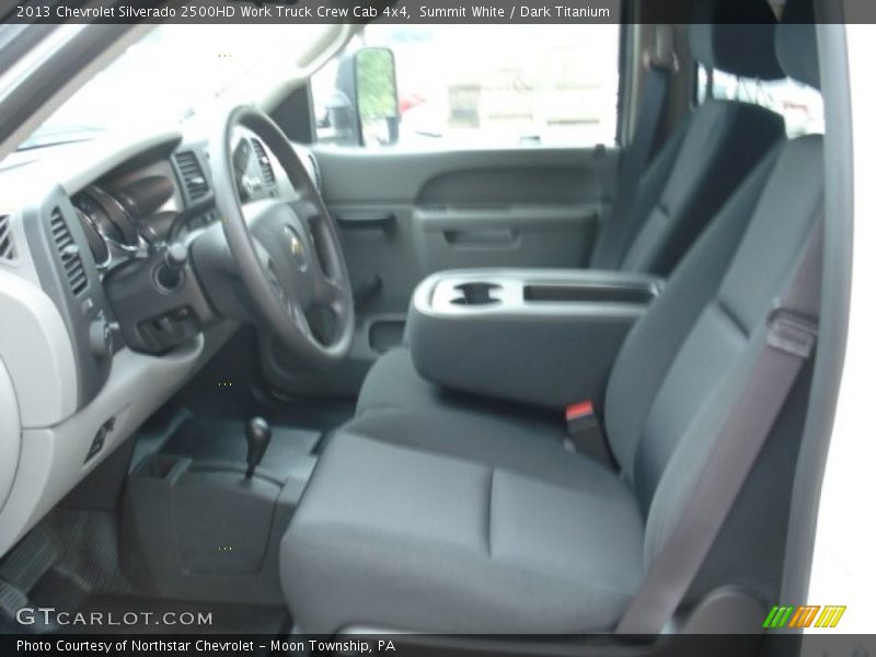 Summit White / Dark Titanium 2013 Chevrolet Silverado 2500HD Work Truck Crew Cab 4x4