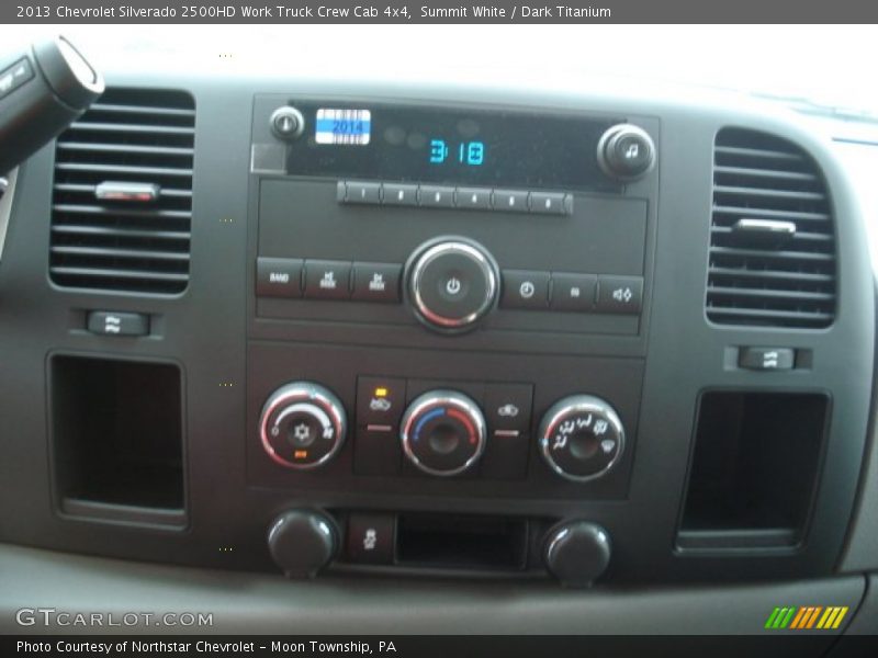 Summit White / Dark Titanium 2013 Chevrolet Silverado 2500HD Work Truck Crew Cab 4x4