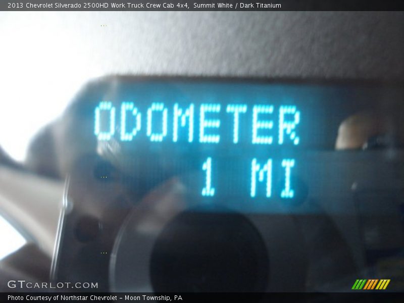 Summit White / Dark Titanium 2013 Chevrolet Silverado 2500HD Work Truck Crew Cab 4x4