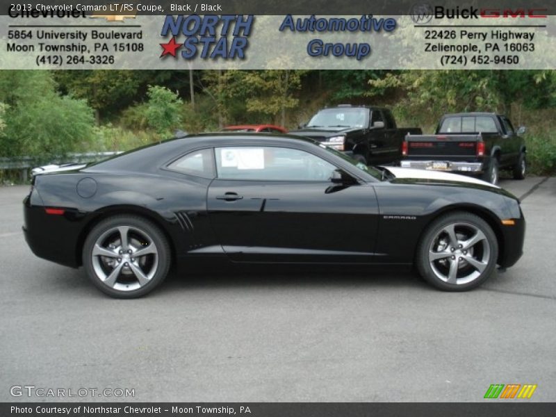 Black / Black 2013 Chevrolet Camaro LT/RS Coupe