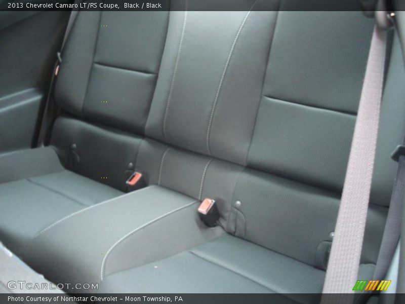 Rear Seat of 2013 Camaro LT/RS Coupe