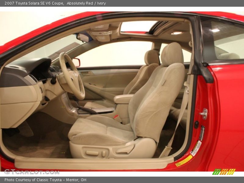 Absolutely Red / Ivory 2007 Toyota Solara SE V6 Coupe