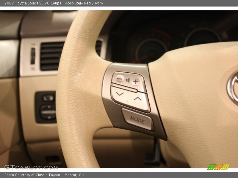 Absolutely Red / Ivory 2007 Toyota Solara SE V6 Coupe