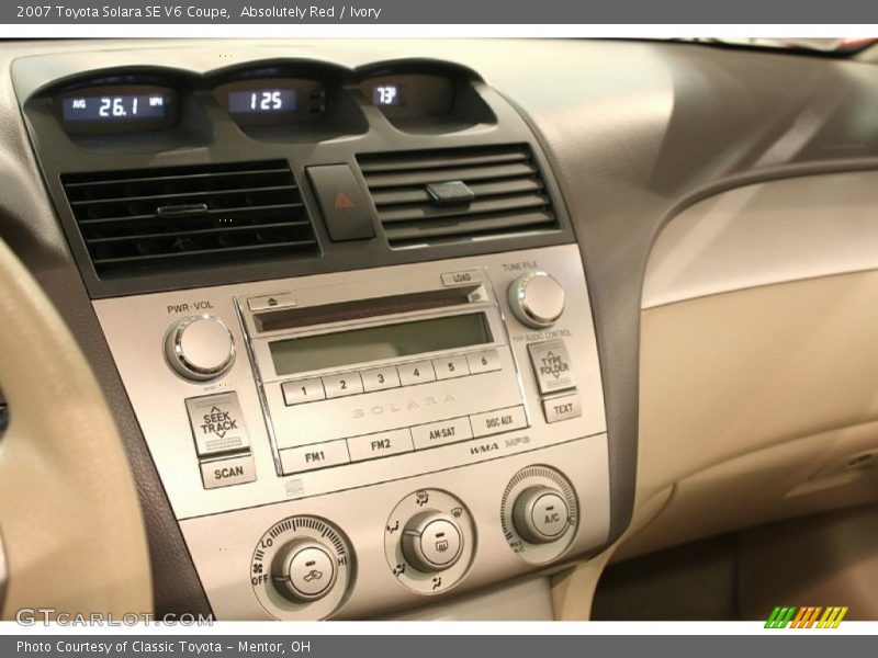 Absolutely Red / Ivory 2007 Toyota Solara SE V6 Coupe