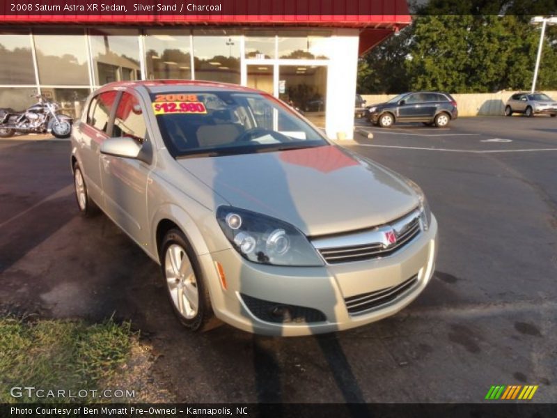 Silver Sand / Charcoal 2008 Saturn Astra XR Sedan