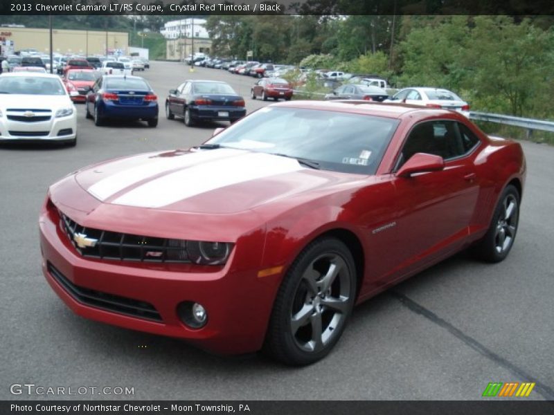 Crystal Red Tintcoat / Black 2013 Chevrolet Camaro LT/RS Coupe