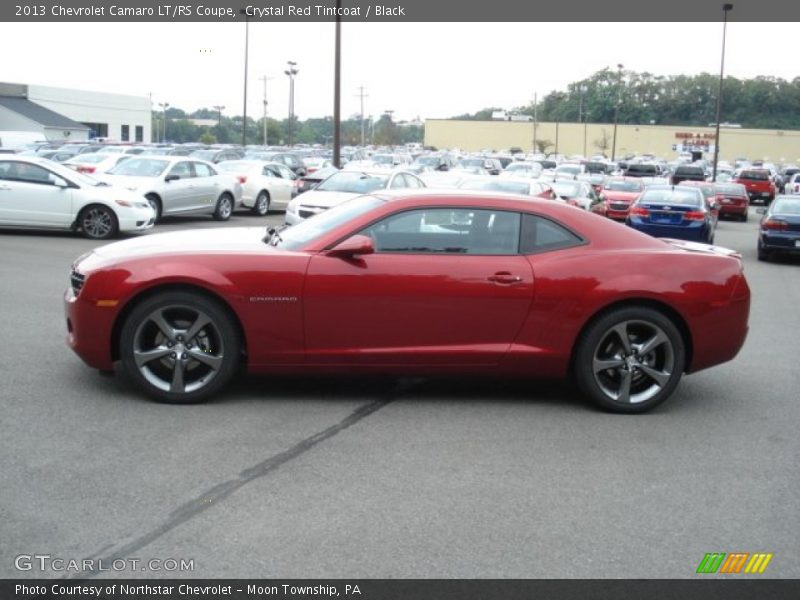 Crystal Red Tintcoat / Black 2013 Chevrolet Camaro LT/RS Coupe